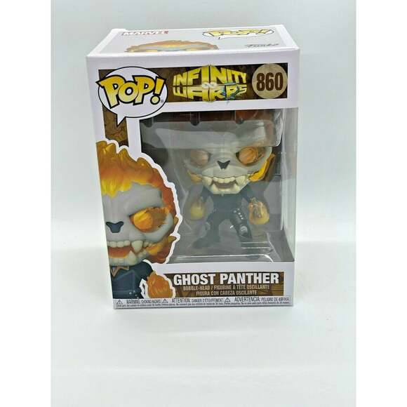 Funko Pop! Marvel Infinity Warps Ghost Panther Vinyl Figure - Picture 1 of 3